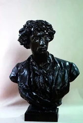 Busto de Charles Garnier (1825-98) (bronze)