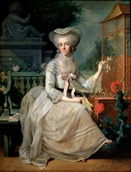 Jovem senhora em uma gaiola, 1784