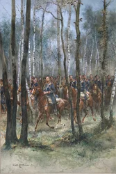 Soldados a cavalo, 1884