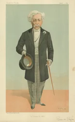 O Príncipe de Sagan, O Príncipe de Chic, 1 de agosto de 1895, desenho animado da Vanity Fair
