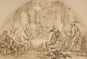 Estudo para a última ceia, c.1792