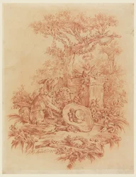 Desenho, Pastorale, 1772