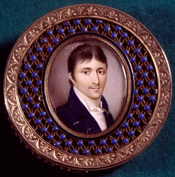 Retrato de Lucien Bonaparte (1775-1840) Pintura de Jean Baptiste Isabey (1767-1855)