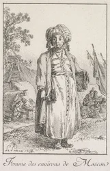 Mulher dos subúrbios de Moscou, 1768.