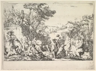 O Festival da Aldeia Festival da Aldeia no campo romano, ca. 1735-40.