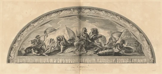 Espanha Cabide do Salon de la Guerre em frente à Galeria (Espanha, Centro do Salão de Guerra em frente à Galeria) [pl. 38]