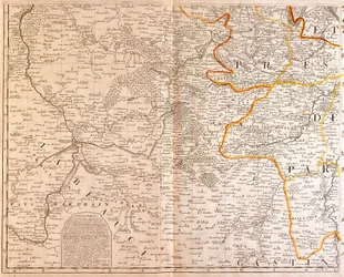 Mapa do sudoeste da Ile de France