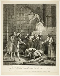Histórias em banda desenhada: O saqueador cai sobre a cabra