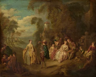 Fête Champêtre, século XVIII ou XIX.