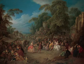 A feira de Bezons, c. 1733