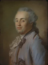 Abel Francois Poisson de Vandieres, Marquês de Marigny (1727-1781), de Perronneau, Jean Baptiste (1715-1783). Pastel no tabuleiro Bristol. Dimensão: 64x50 cm. Nationalmuseum Estocolmo