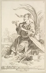 Mágico chinês, 1738-45.