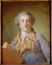 Retrato de Jean-Georges Noverre (1727-1810), 1764 (pastel sobre papel)