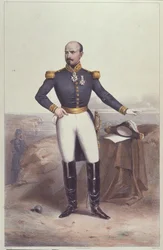 General Louis Jules Trochu (1815-96) (cor litho)