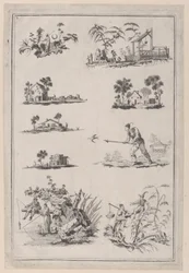 Ornamentos Chinoiserie, ca. 1760-85.