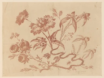 Ramos de flores, de "Coleção de diferentes flores de fantasia no gosto chinês"