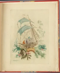 Desenho ornamental de "Nouvelle suite de cahiers chinois a l