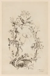 Placa 6, "Um novo livro de ornamentos chineses"