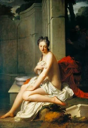Susanna a tomar banho, de Jean-Baptiste Santerre (1651-1717), óleo sobre tela, 200x145 cm