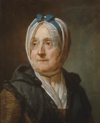 Retrato de Madame Chardin (1707-91) 1775