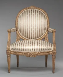 Poltrona (Fauteuil), c.1765 (madeira esculpida e dourada)