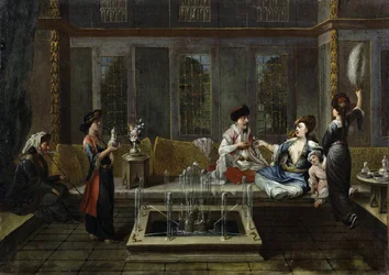 La conversa - A Conversa de Vanmour (Van Mour), Jean-Baptiste