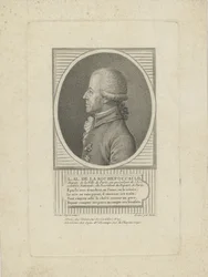 Louis-Alexandre de La Rochefoucauld, duque de Enville 1743-1792, década de 1790.