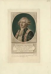 Retrato de Stanislas Marie Adelaide, Conde de Clermont-Tonnerre 1757-1792, c. 1789.