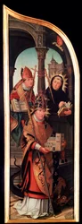 A Anunciação, Tríptico, painel lateral, 1517.