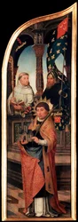 A Anunciação, Tríptico, painel lateral, 1517.
