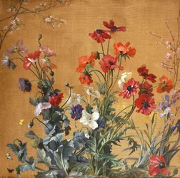 Papoilas, Íris e Flor,
