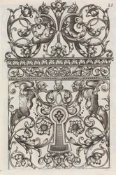 Diverses Pieces de Serruriers, página 11 recto, ca. 1663.