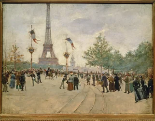 Entrada para a Exposição Universal de Paris ...