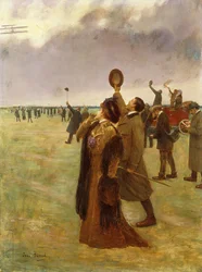 Vôo do biplano de Wright; Envole d "un Biplan Type Wright,