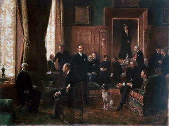 O Salão da Condessa Potocka, 1887