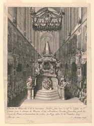 Catafalco de Louis Boucherat, Segundo Estado, St. Gervais, Paris