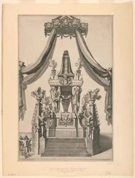 Catafalco de Maria Teresa da Áustria, Notre Dame, Paris