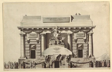 Projeto para Templo da Justiça ou Templo da Imortalidade
