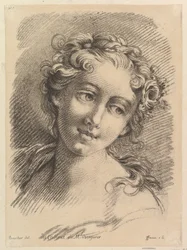 Cabeça de uma mulher, 1748-69