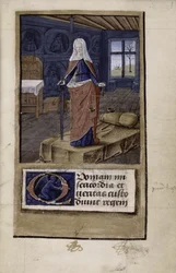 Alegoria da Justiça de John de funcionários Wales Breviloquium e as virtudes dos filósofos antigos, 1475-1499