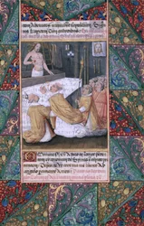 Senhora Lat. QvI126 f.112 A Eucaristia, do "Livro de Horas de Louis d&39;Orleans", 1469