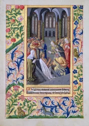 Ressurreição de Lázaro, do "Livro de Horas de Louis d