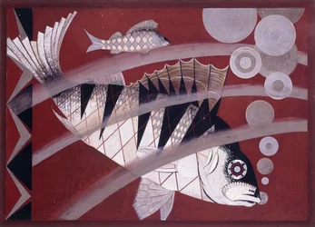 Peixe, c.1925 (guache, caneta e tinta no papel)