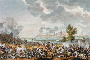 A Batalha de San Giorgio di Mantova, Itália, 29 Fructidor, Ano 4 Setembro 1796