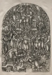 O Apocalipse: Uma Inumerável Multidão Que Está Diante do Trono, 1546-1556.