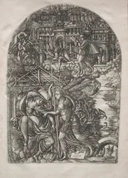 O Apocalipse: O Anjo Mostra São João, a Nova Jerusalém, 1546-1556.