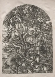 O Apocalipse: A Besta com Sete Cabeças e Dez Chifres, 1546-1556.