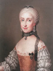 Infanta Maria Ludovica, filha de Carlos III de Espanha e esposa de Leopoldo II (1747-1792) Sacro Imperador Romano e Grão-duque da Toscana