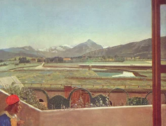 Paisagem perto de Genebra