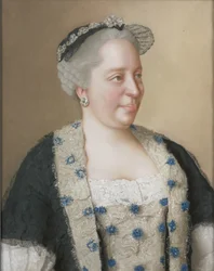 Retrato da imperatriz Maria Theresia da Áustria 1717-1780, 1762